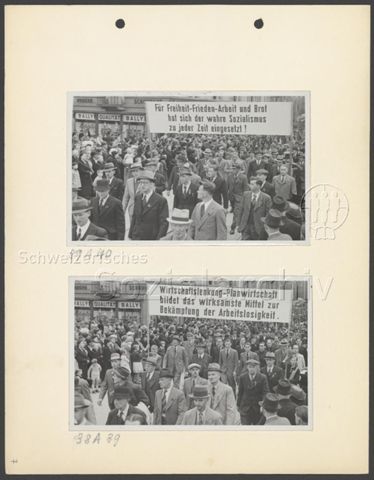 Fotoalbum "1. Mai 1941, Zürich