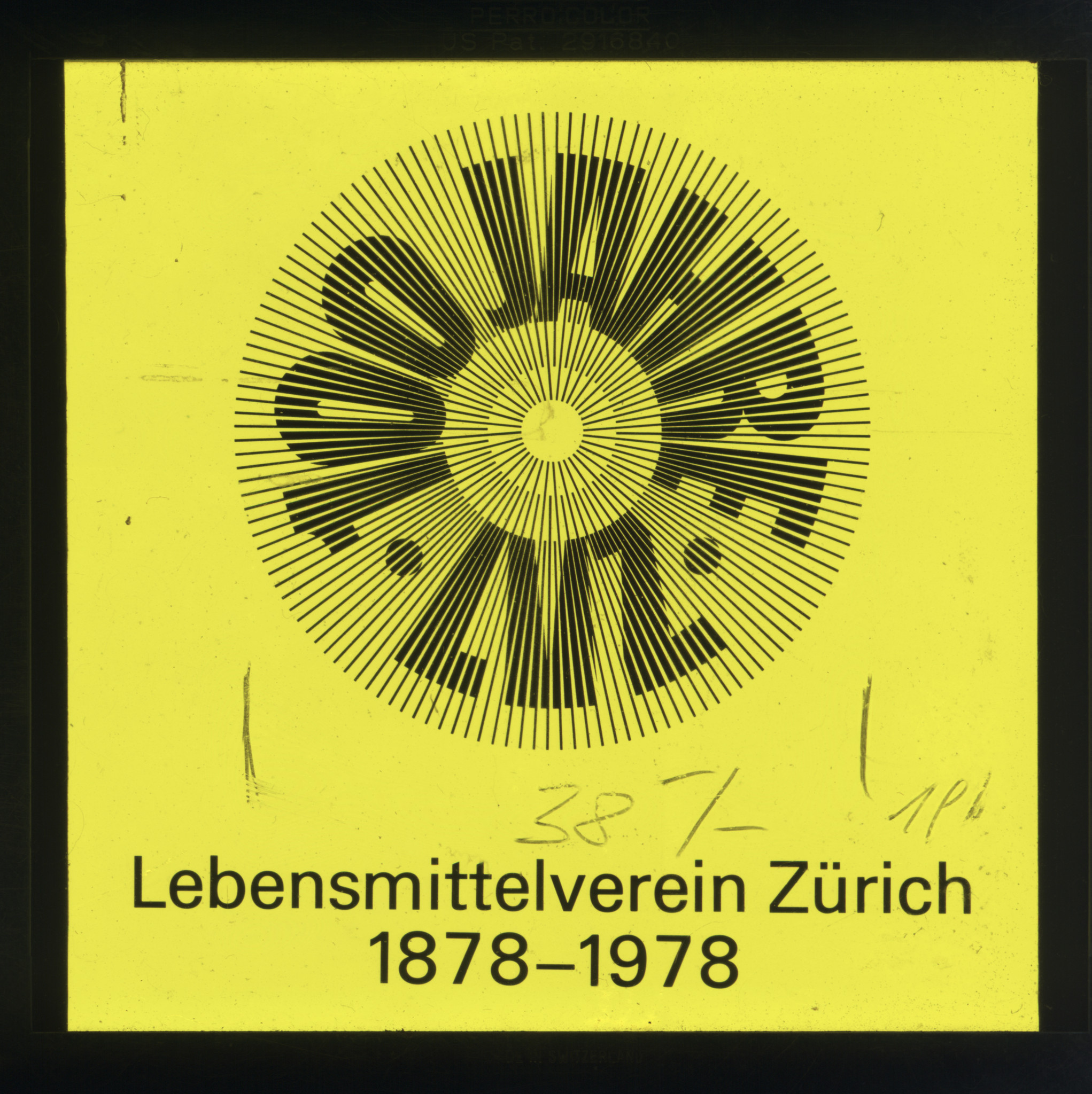 "100 Jahre LVZ - Lebensmittelverein Zürich 1878-1978"