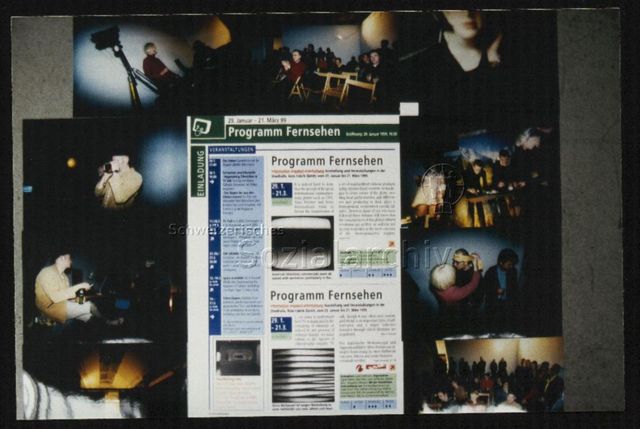 Fotos / Plakatwand "Programm Fernsehen"