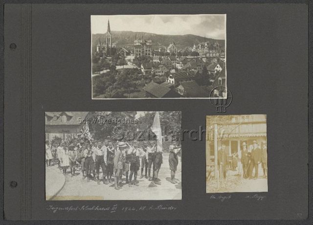 Fotoalbum (Pfadfinder, freiwilliger militärischer Vorunterricht F.M.V., ca. 1925-1955)