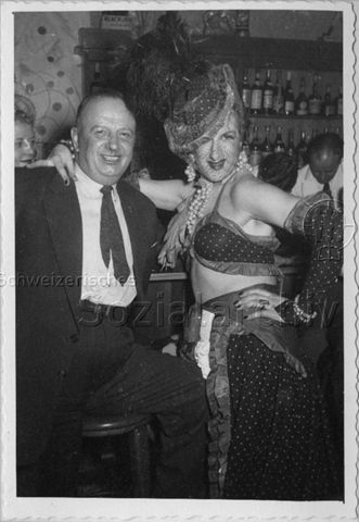 Bertie Wolf als Transvestit - ca. 1955