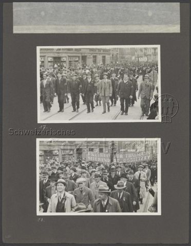 Fotoalbum "1. Mai 1936, Zürich