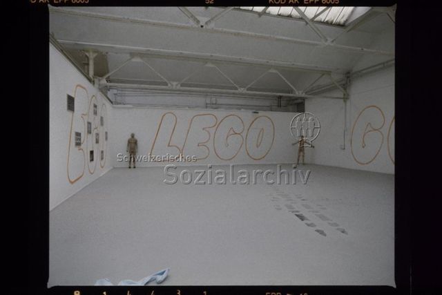 Ausstellungsansicht, "Ego Lego Go", vermutlch von Daniel Zimmermann