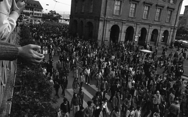 Jugenddemonstration Ende Juni 1980, [Zürich]