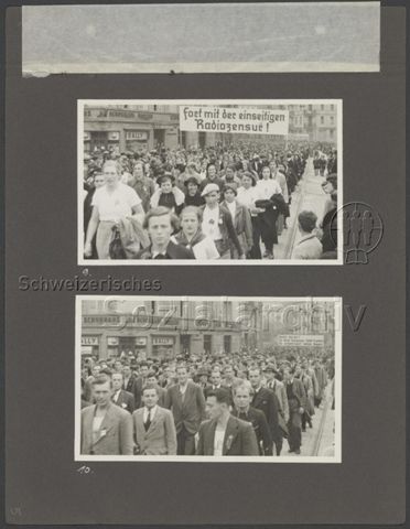 Fotoalbum "1. Mai 1936, Zürich