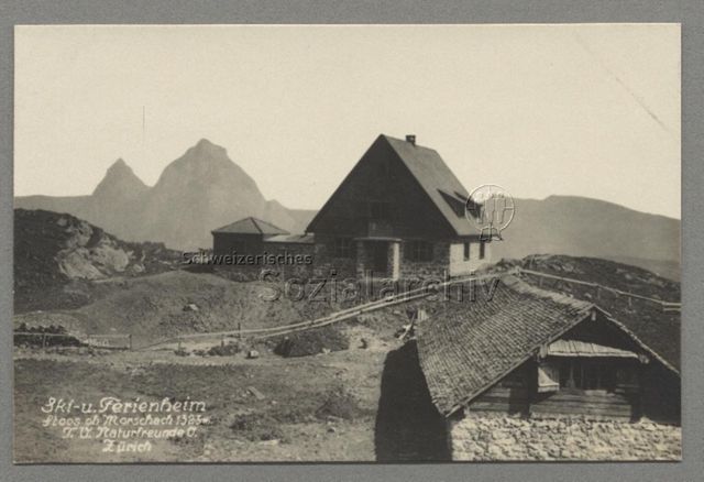 Ski- u. Ferienheim Stoos ob Morschach 1323 m., T.V. Naturfreunde O. Zürich