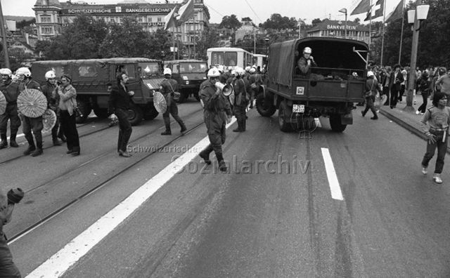 Jugenddemonstration Ende Juni 1980, [Zürich]