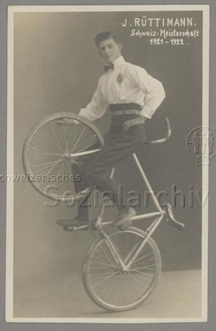 J. Rüttimann. Schweiz. Meisterschaft 1921-1922