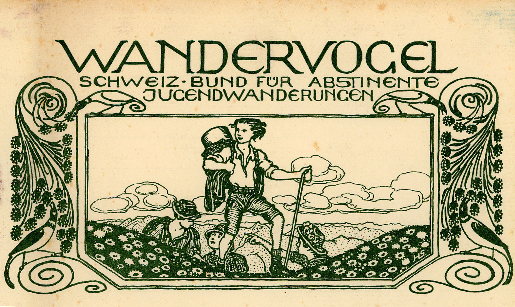 Erster Briefkopf des Schweizer Wandervogels (1920)