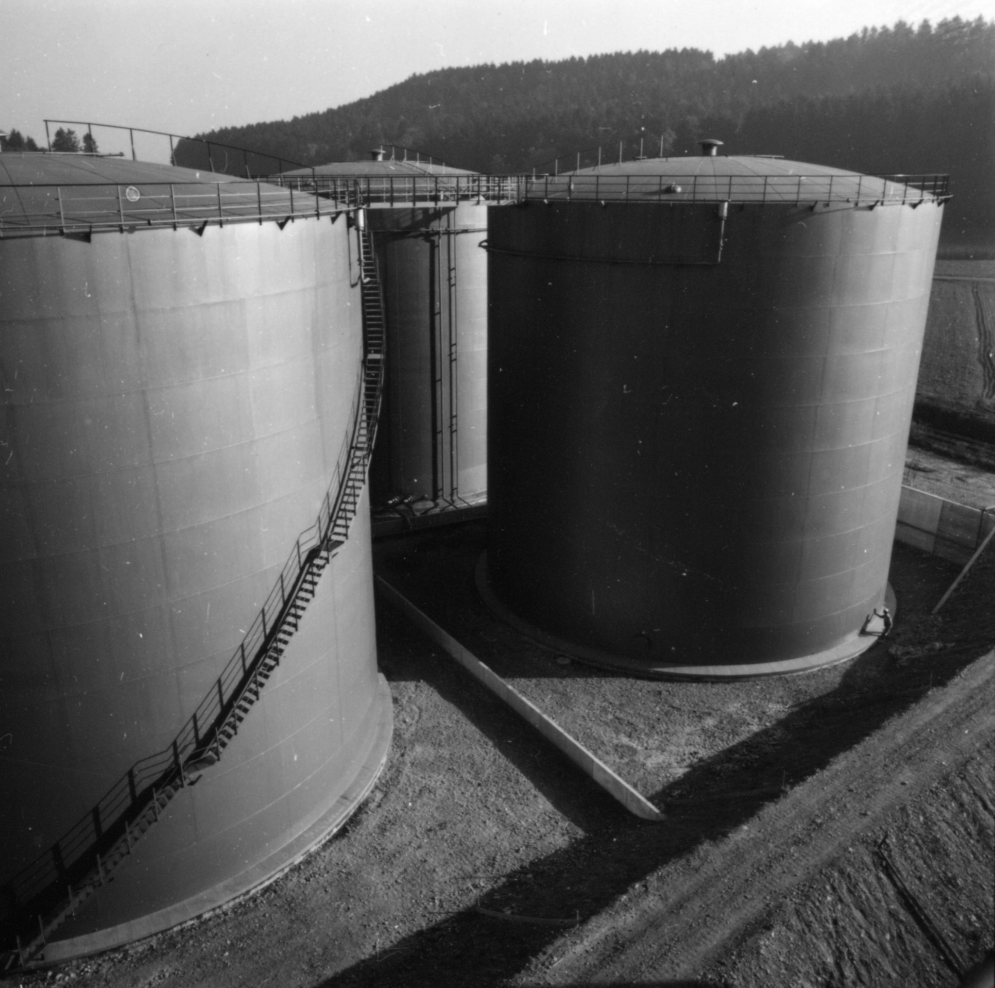 Tankanlage Niederhasli des Lebensmittelvereins Zürich 1969
