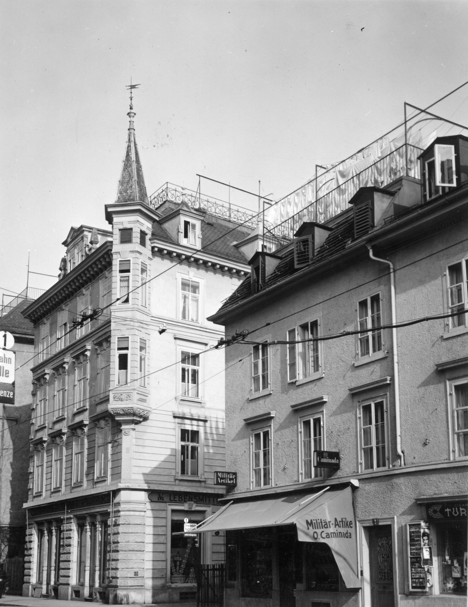 Laden des Lebensmittelvereins Zürich an der Militärstrasse 8: Aussenansicht