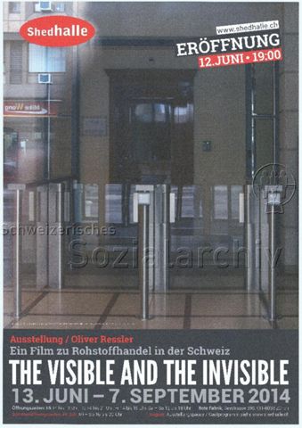 "The visible and the invisible - Ein Film zu Rohstoffhandel in der Schweiz" - Eingangsbereich in ein Gebäude