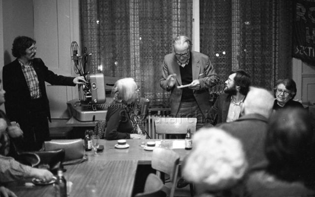 60 Jahre KPS / PdA, Restaurant Sihlhof, Zürich, März 1981