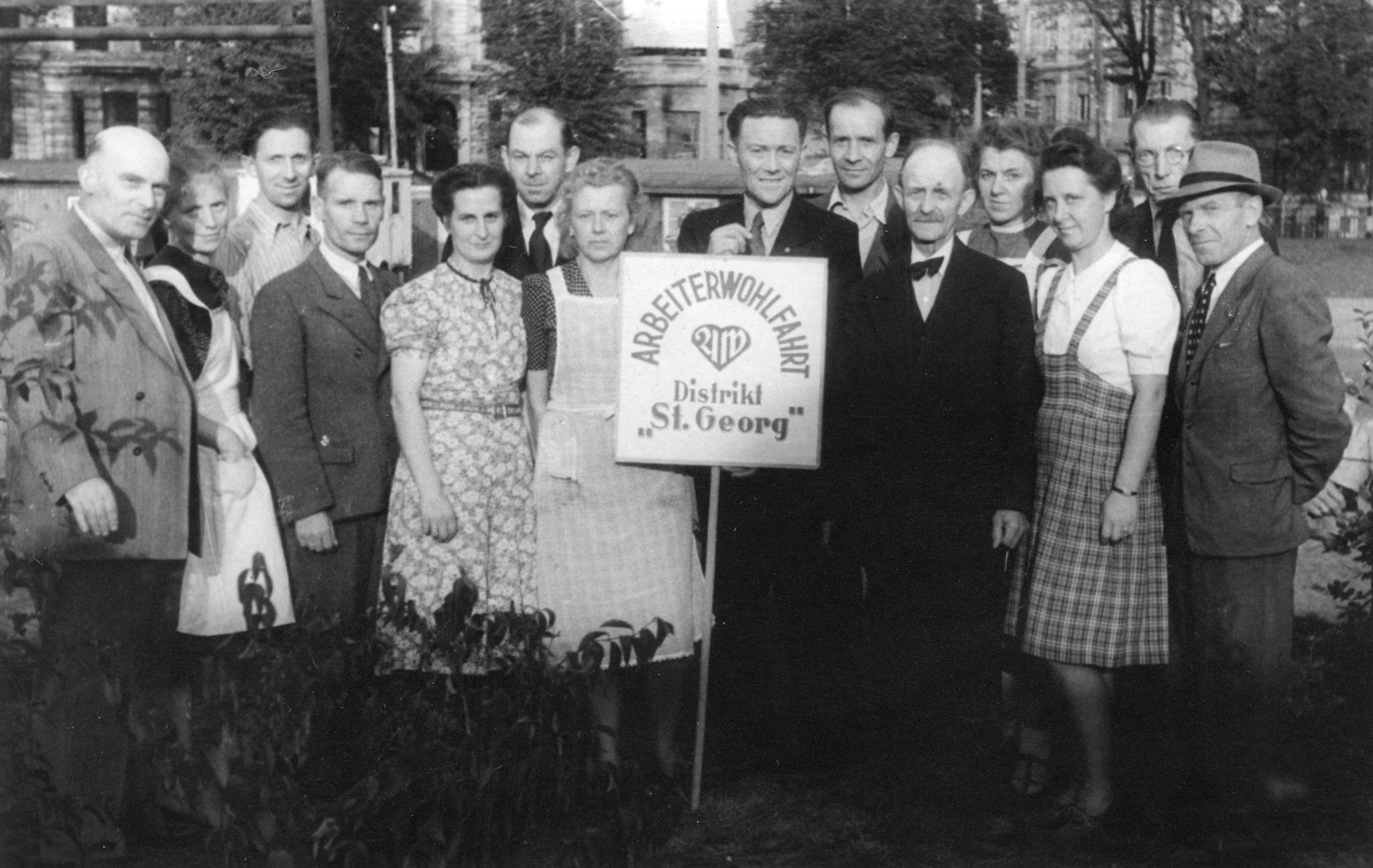 "Vorstand der AWO (Arbeiterwohlfahrt)"; Gruppenfoto