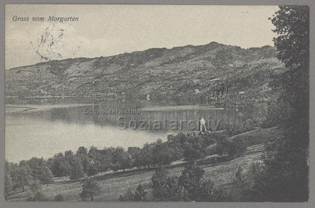 "Gruss von Morgarten" (Poststempel unleserlich)
