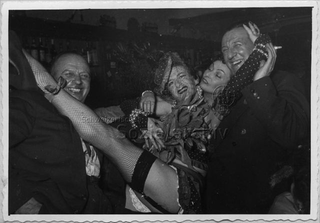 Bertie Wolf als Transvestit - ca. 1955