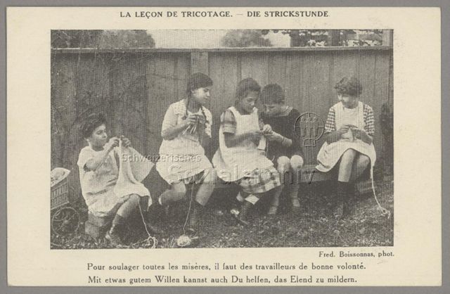 La leçon de tricotage