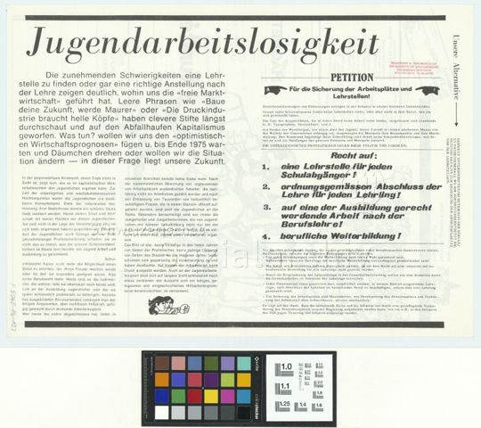 Jugendarbeitslosigkeit