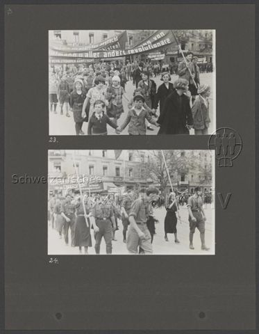 Fotoalbum "1. Mai 1933, Zürich