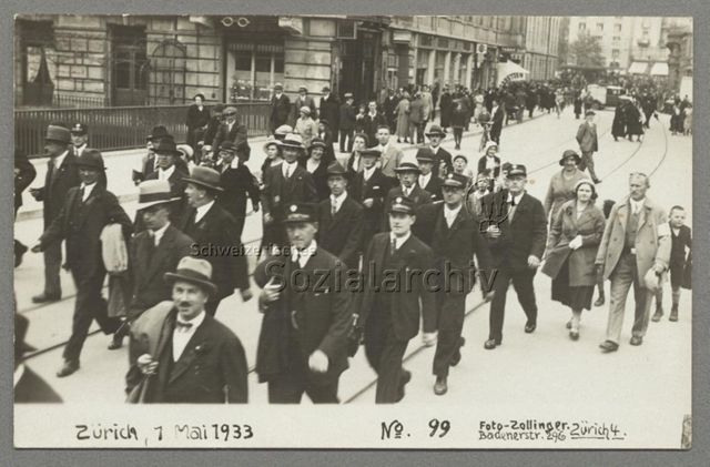 Zürich, 1. Mai 1933