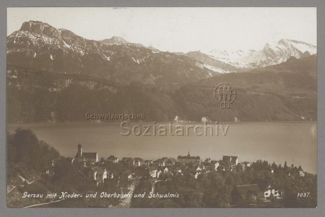 Gersau mit Nieder- und Oberbauen und Schwalmis