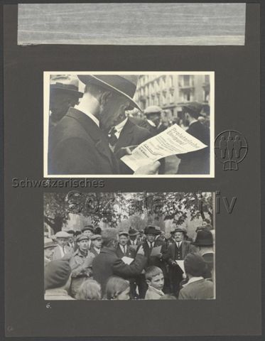 Fotoalbum "1. Mai 1933, Zürich