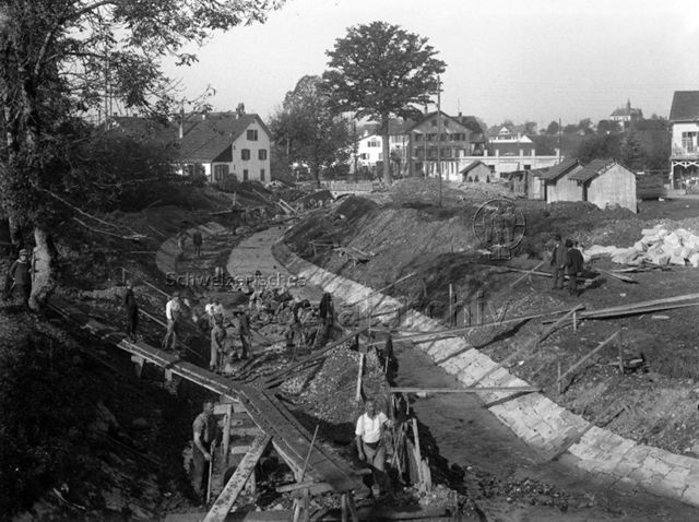 Korrektion Wildbach, 1921/1922, Wetzikon