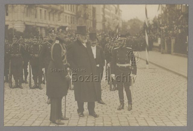 Kaiser Wilhelm II. in Zürich, 03.09.1912