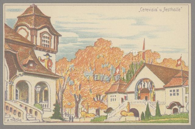 'Cerevisia' und 'Festhalle'