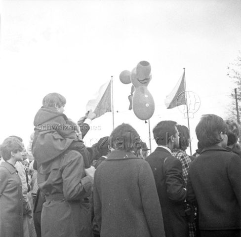 1. Mai-Umzug, Zürich, 1969