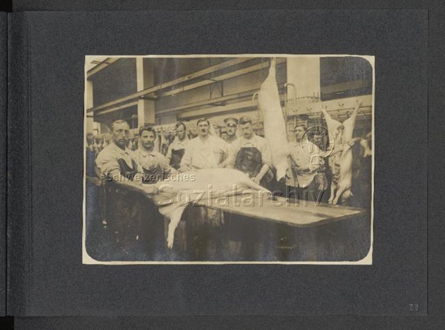 Fotoalbum "Standortschlächterei München im Weltkriege 1916