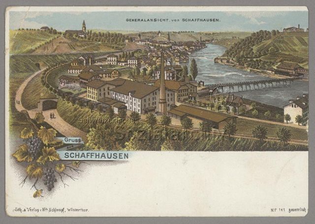 Generalansicht von Schaffhausen