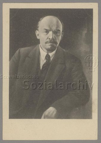 Porträt von Wladimir "Lenin" Iljitsch Uljanow, 1920