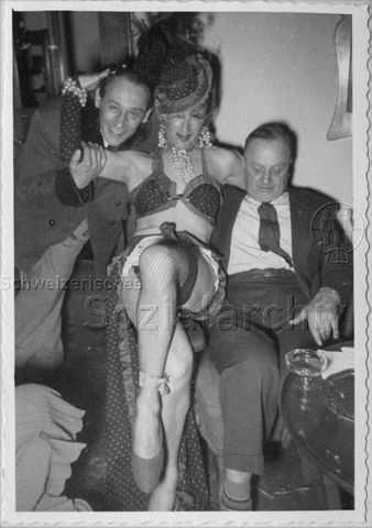 Bertie Wolf als Transvestit - ca. 1955