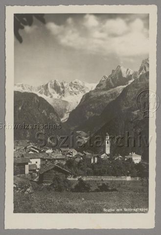 Soglio mit Scioragruppe