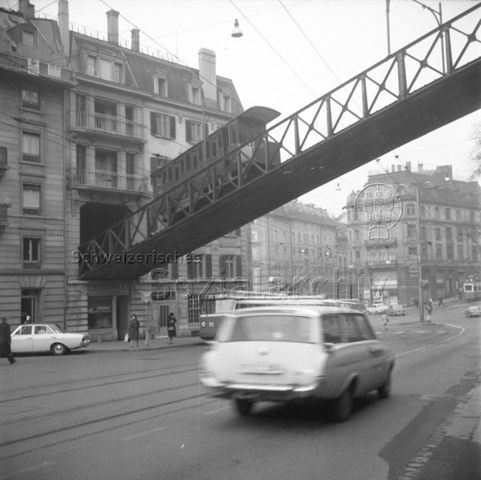 Polybahn, Seilergraben, Zürich, um 1960