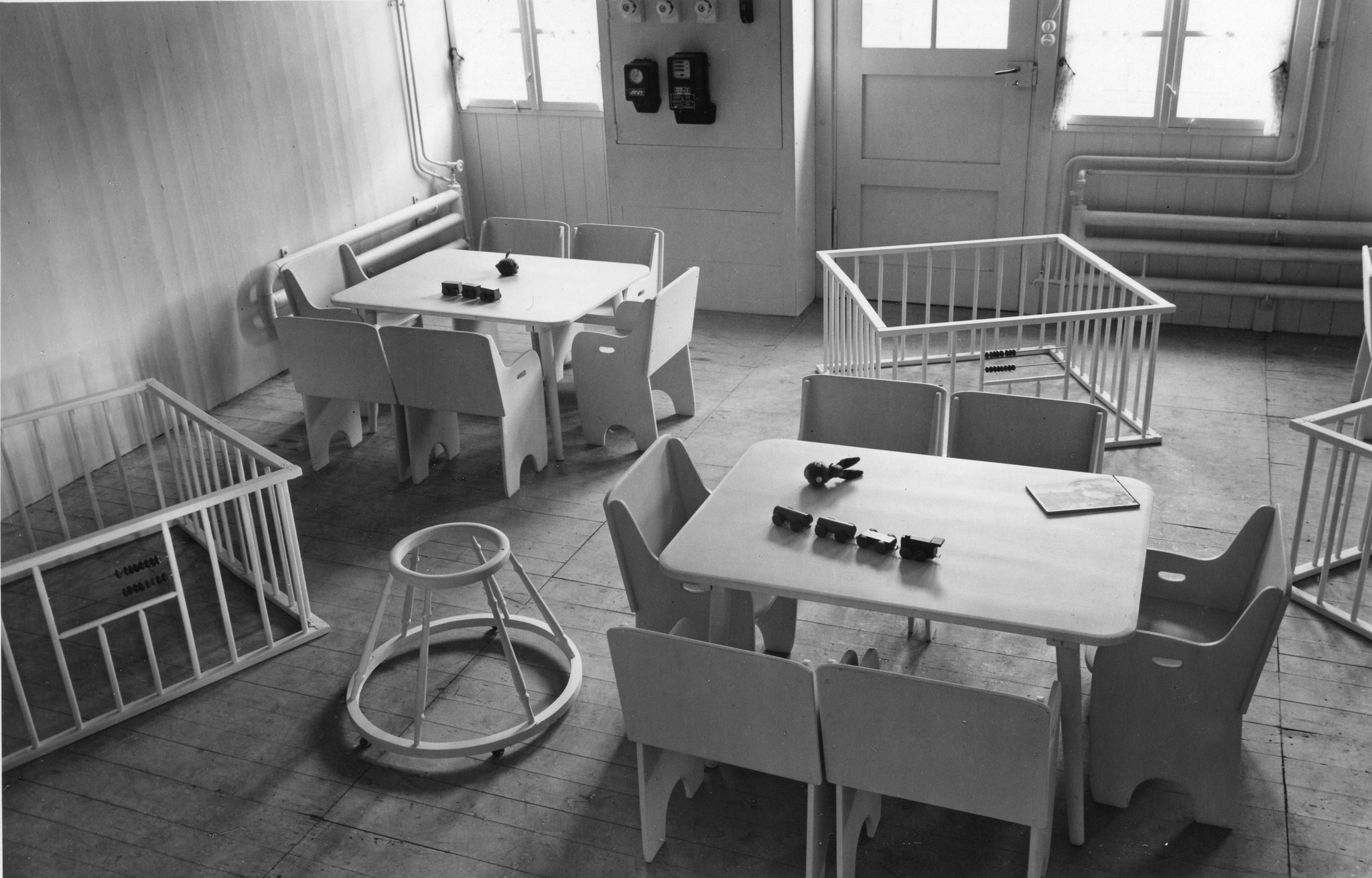 Neu eingerichtete Kleinkinderbetreuungsstätte im Sozialzentrum in Saint-Lô