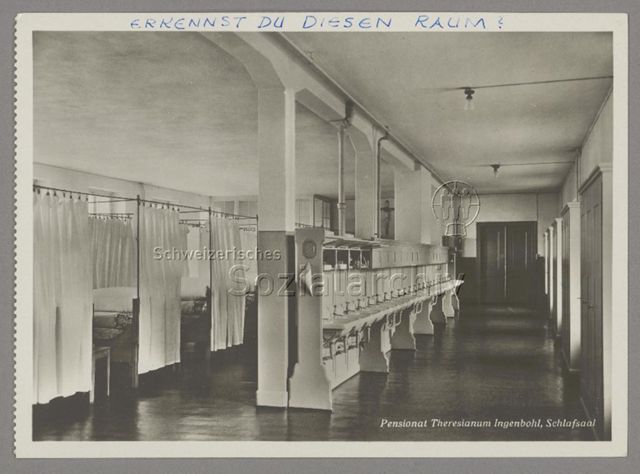 Pensionat Theresianum Ingenbohl, Schlafsaal