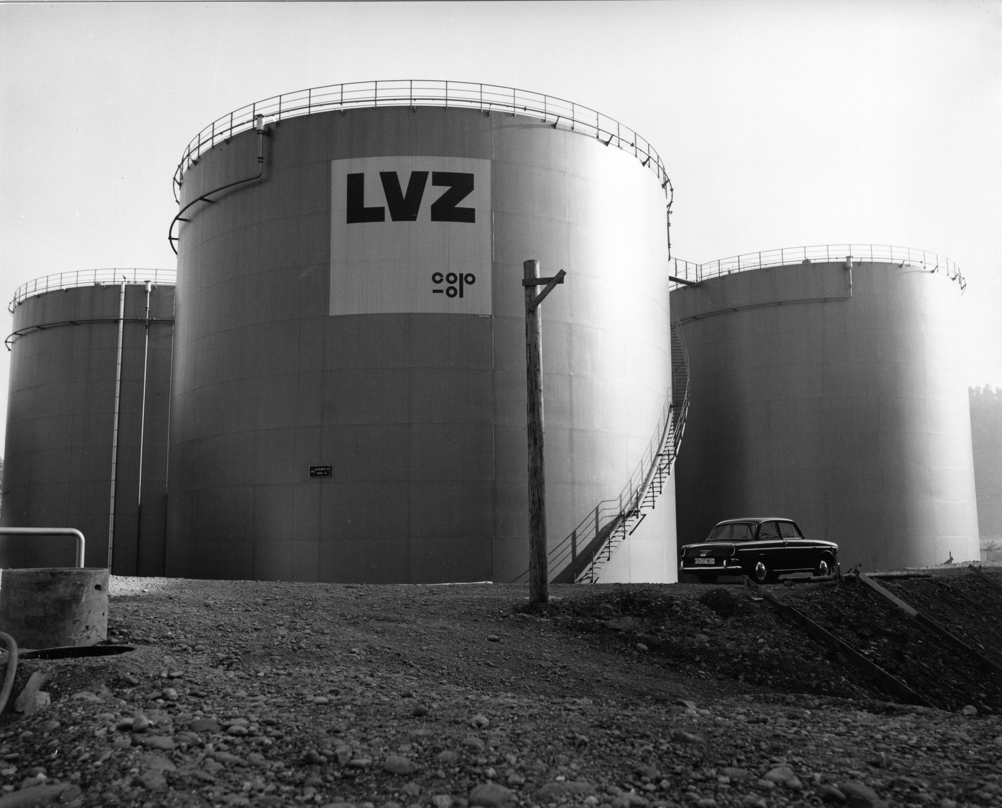 Tankanlage Niederhasli des Lebensmittelvereins Zürich 1969