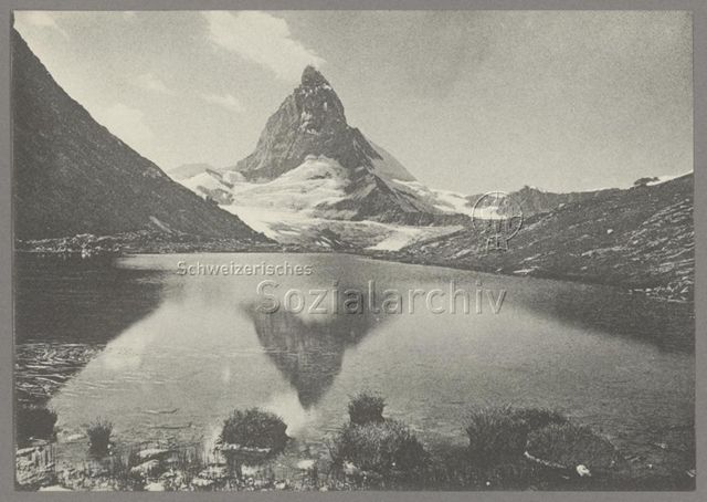 Riffelsee und Matterhorn [...]