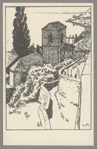 Postkartenserie Pro Juventute, St. Saphorin, um 1920