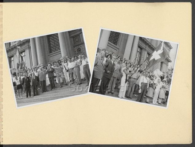 Fotoalbum "Satus, Lausanne Juillet 1950: VIIIe Fête Fédérale, Livre d'Or