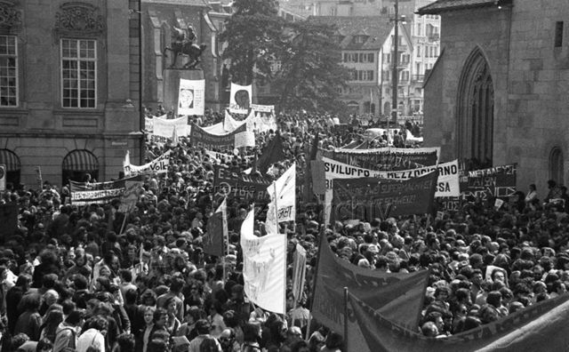 1. Mai 1976 in Zürich