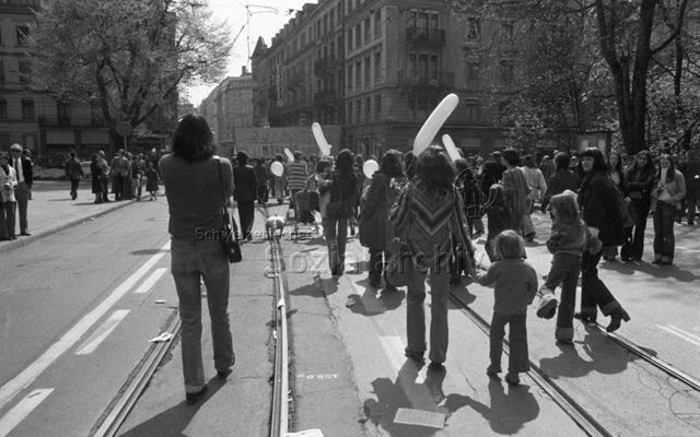 1. Mai 1976 in Zürich