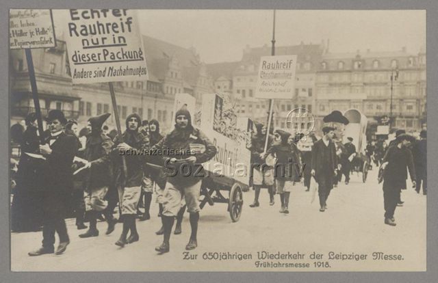 Zur 650-jährigen Wiederkehr der Leipziger Messe. Frühjahrsmesse 1918