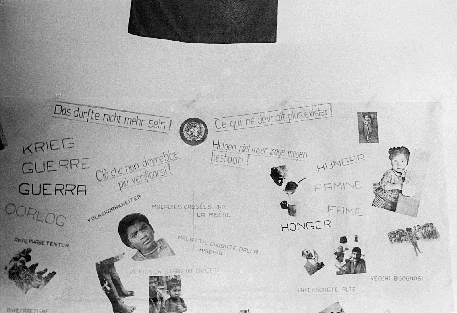 Internationales Kindertreffen in Cervia, Sommer 1958; Plakate