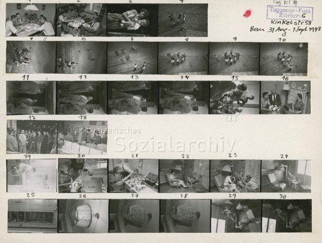 "Das moderne Freizeitproblem" - Familien, Jugendliche, Veranstaltungen, Werken, Holzbearbeitung; 1948