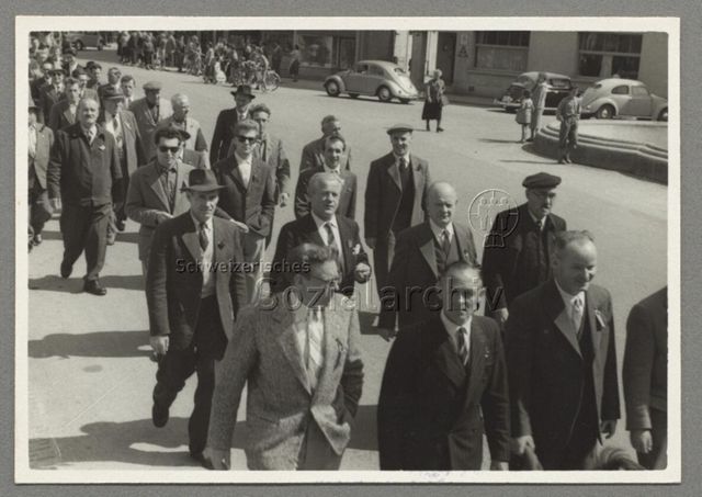 1. Mai, Umzug, Kanton Glarus, um 1958