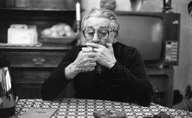 "Klemenz Ulrich, Januar 1981, Kriens"