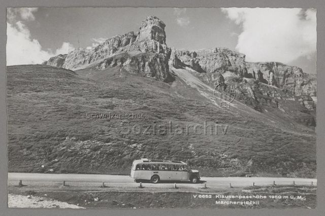 Klausenpasshöhe 1950 m. ü. M.
